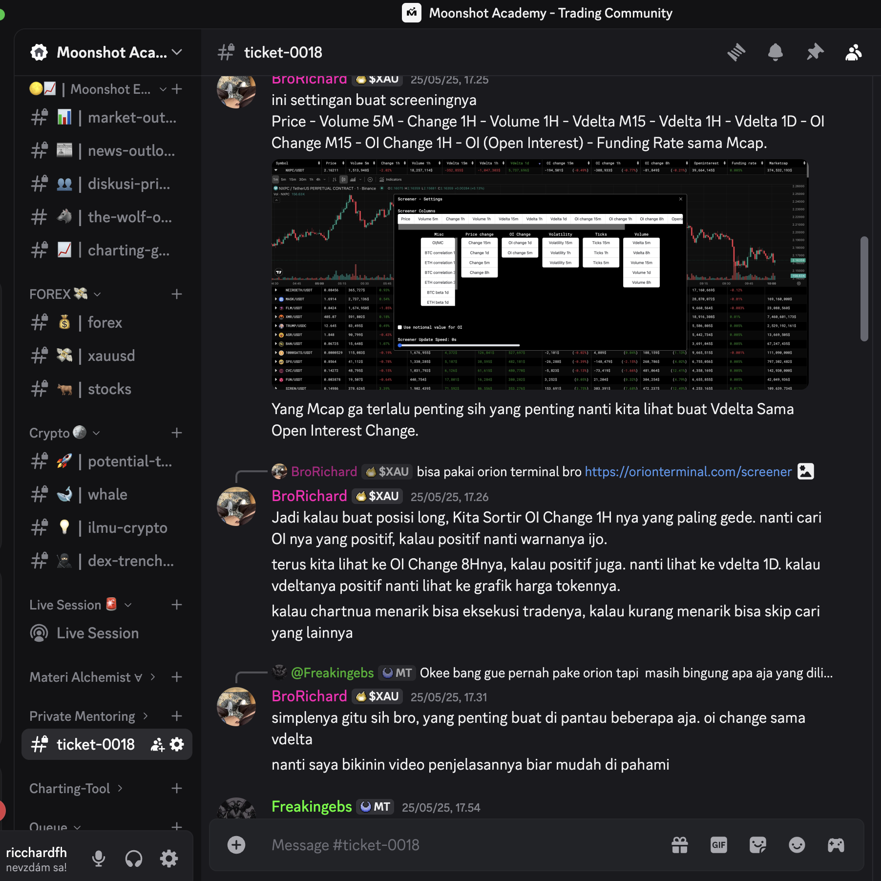 Contoh Analisis MSNR